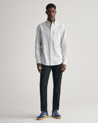Gant Regular Fit Banker Stripe Classic Oxford Shirt