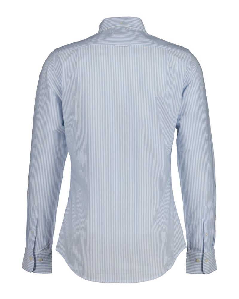 Slim Fit Banker Stripe  CLASSIC SHORT SLEEVE  Oxford Shirt LIGHT BLUE / S
