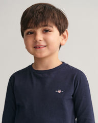 Gant Kids Shield Long Sleeve T-Shirt