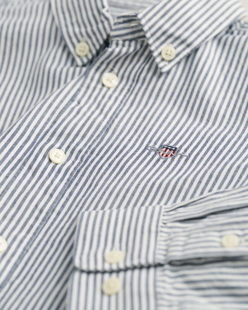 Kids Shield Striped Oxford Shirt