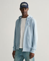Shield Zip Hoodie Dove Blue / S
