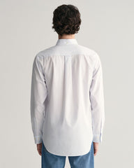 REGULAR Fit  CLASSIC SHORT SLEEVE  Banker Stripe Poplin Shirt LIGHT BLUE / S