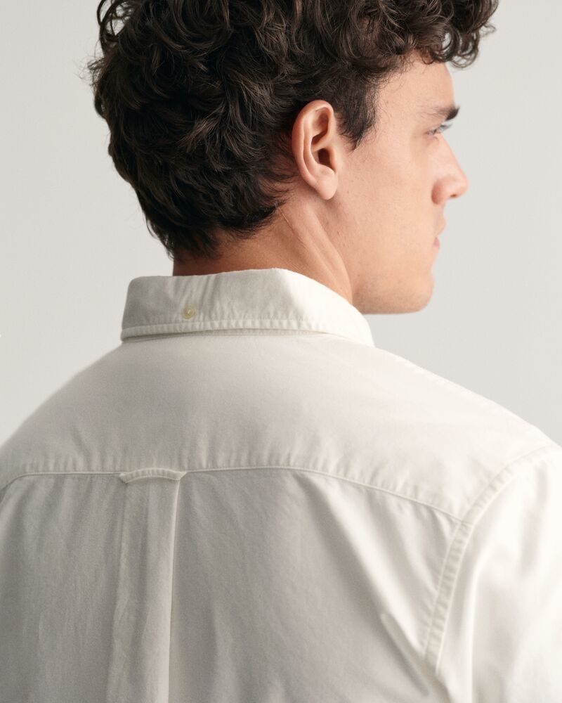 REGULAR Fit  Classic  Oxford Short Sleeve Shirt WHITE / S
