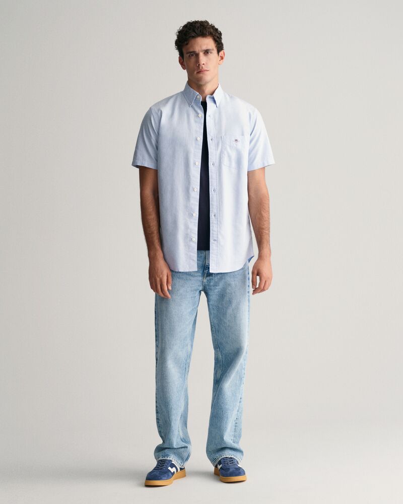 Regular Fit Classic Oxford Short Sleeve Shirt