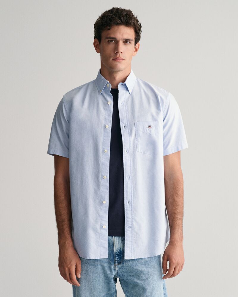 Regular Fit Classic Oxford Short Sleeve Shirt