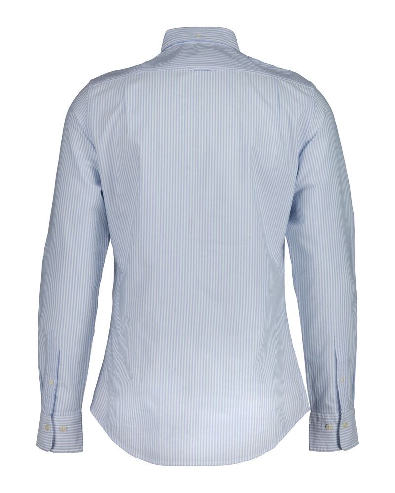 Slim Fit Banker Stripe  CLASSIC SHORT SLEEVE  Oxford Shirt LIGHT BLUE / S