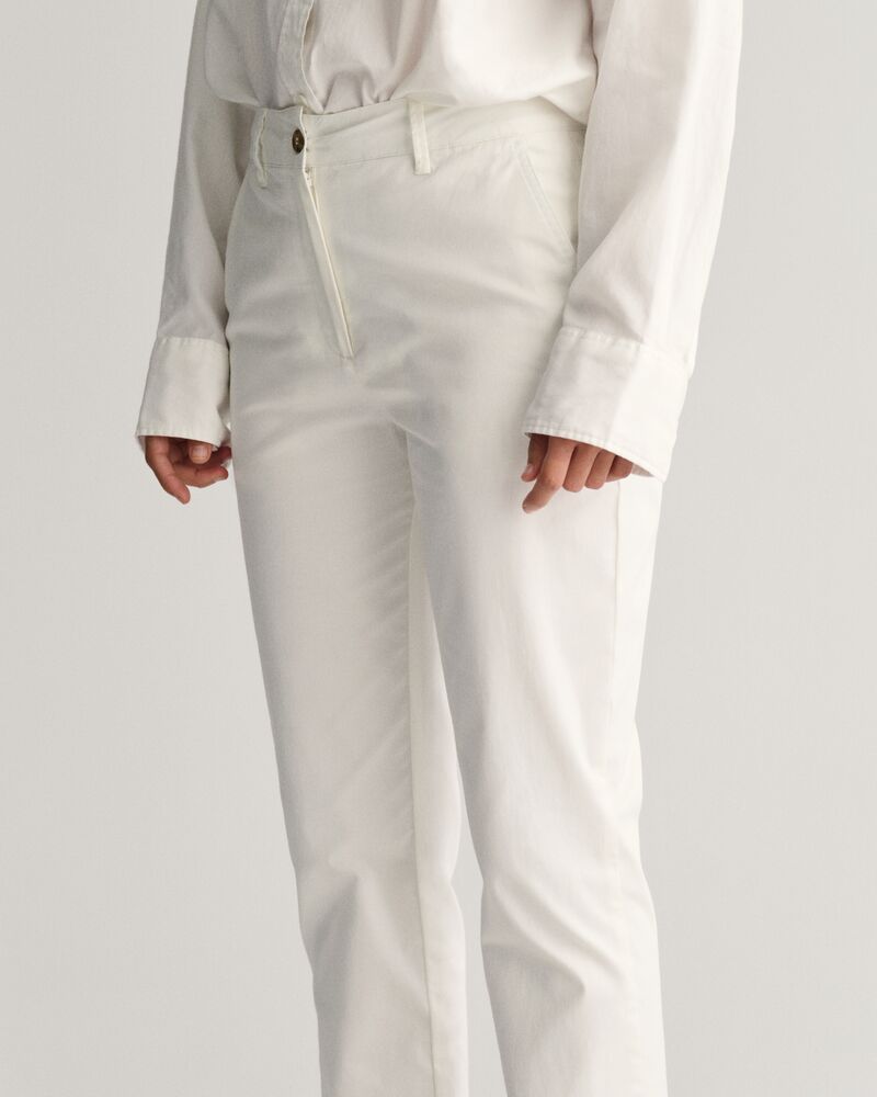 Slim Fit Chinos Eggshell / 34