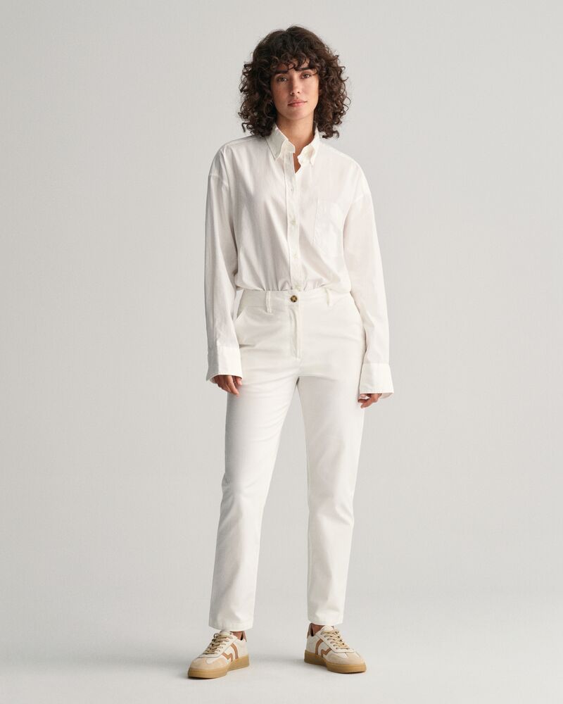 Slim Fit Chinos Eggshell / 34