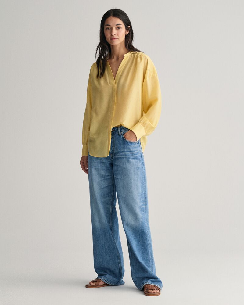 Cotton Silk Blouse Dusty Yellow / 32