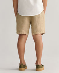 Kids Linen Shorts 92 / DRY SAND