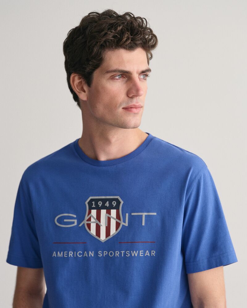 REGULAR ARCHIVE SHIELD SHORT SLEEVE T-SHIRT RICH BLUE / S