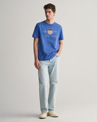 REGULAR ARCHIVE SHIELD SHORT SLEEVE T-SHIRT RICH BLUE / S