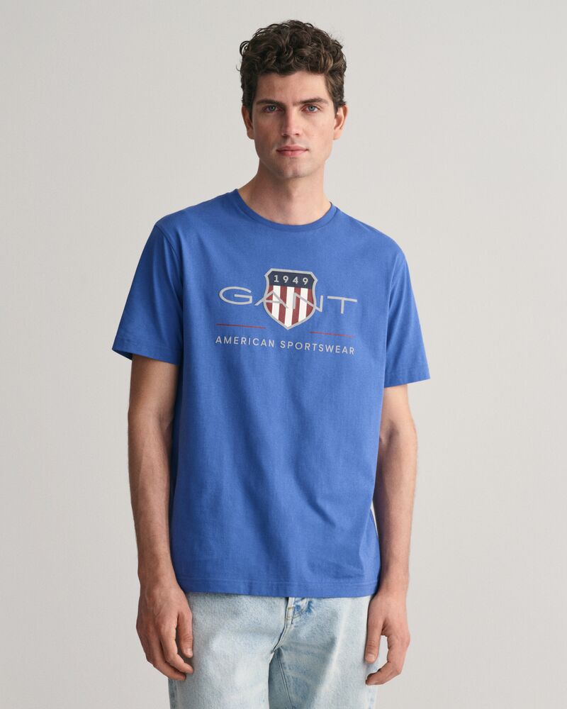 REGULAR ARCHIVE SHIELD SHORT SLEEVE T-SHIRT RICH BLUE / S