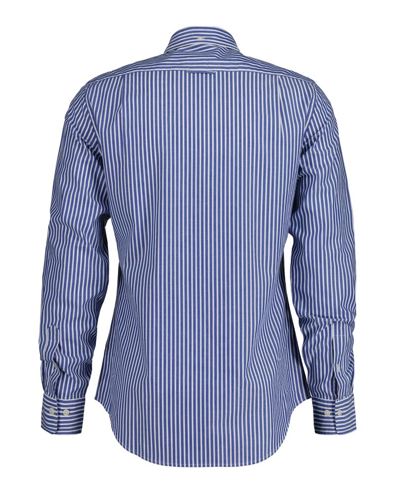 Slim Fit Striped Poplin Shirt