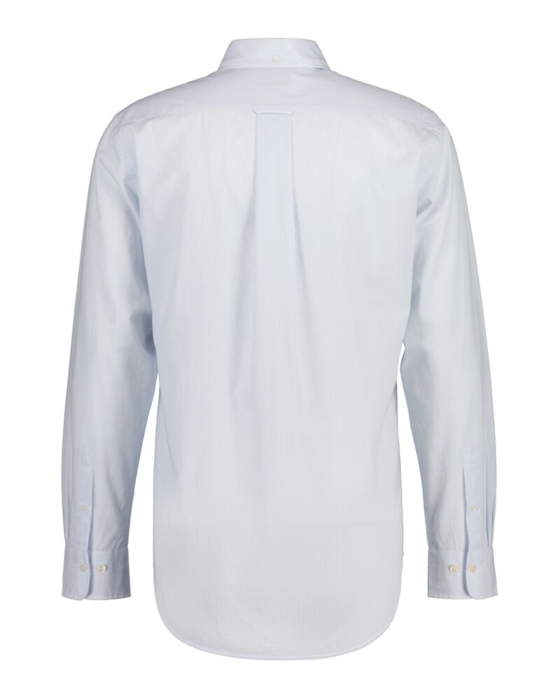 REGULAR Fit  CLASSIC SHORT SLEEVE  Banker Stripe Poplin Shirt LIGHT BLUE / S