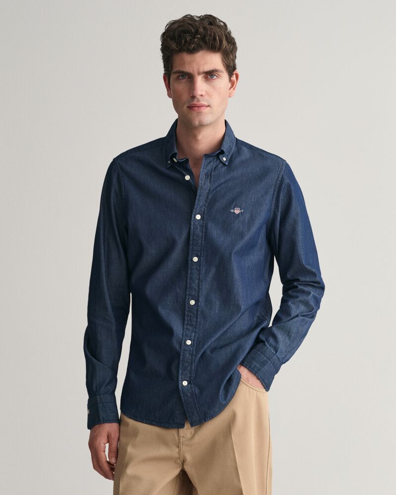 Slim Fit Indigo Shirt