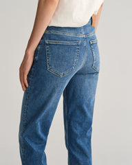 Slim Fit Cropped Jeans