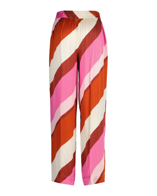 Relaxed Fit Striped Pull On Pants