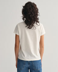 Script Graphic T-Shirt Eggshell / S