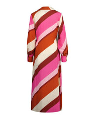 Gant Striped Maxi Wrap Dress