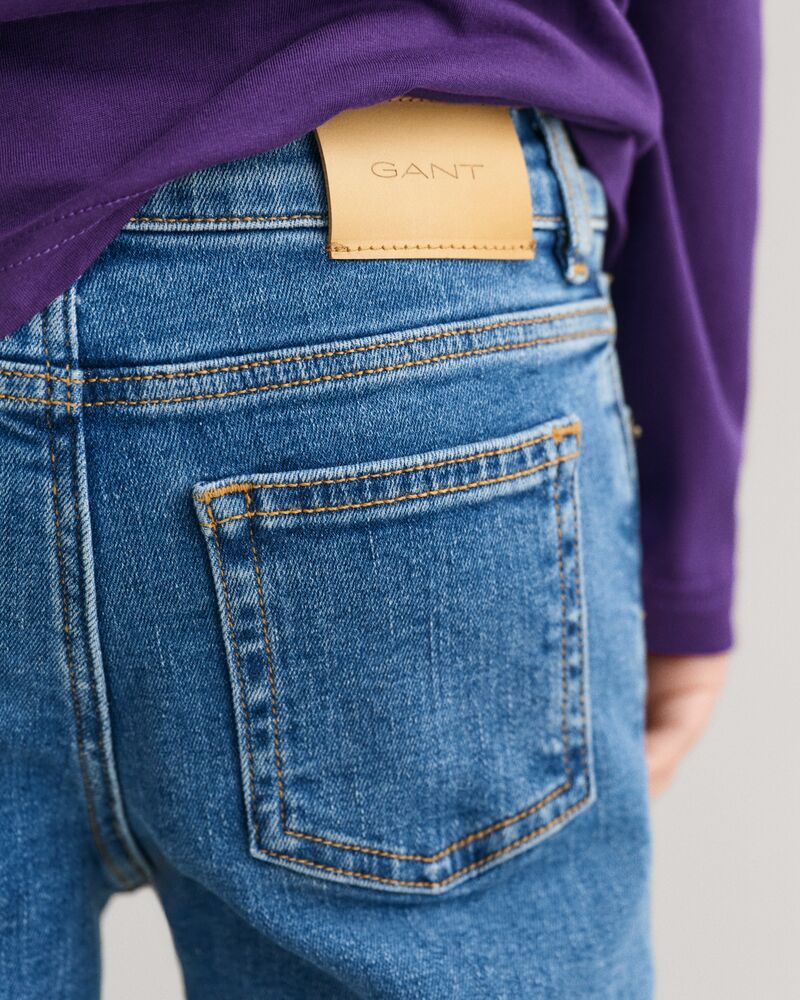 BOOTCUT JEANS MID BLUE / 92