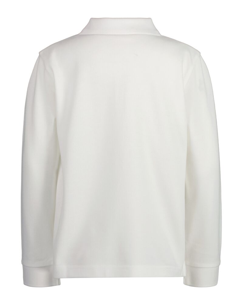Kids Shield Long Sleeve Polo Shirt