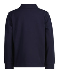 Kids Shield Long Sleeve Polo Shirt