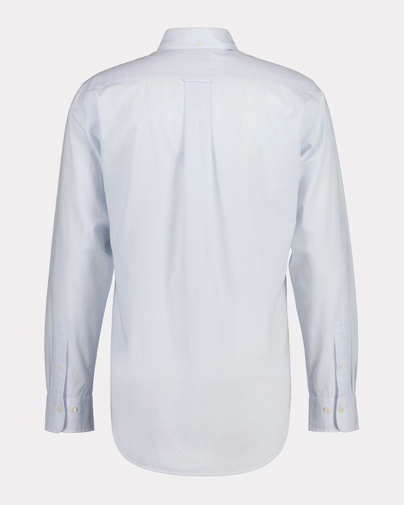 REGULAR Fit  CLASSIC SHORT SLEEVE  Banker Stripe Poplin Shirt LIGHT BLUE / S