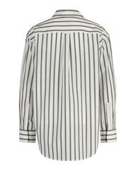 Relaxed Fit Striped Poplin Shirt