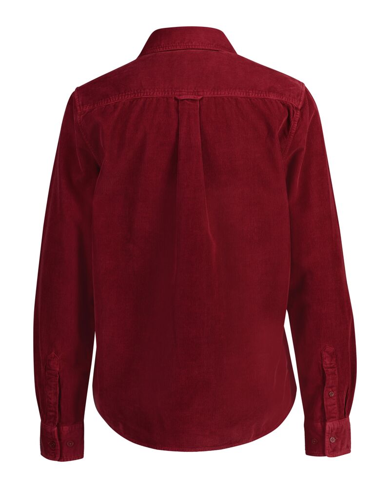Regular Fit Corduroy Shirt Plumped Red / 34