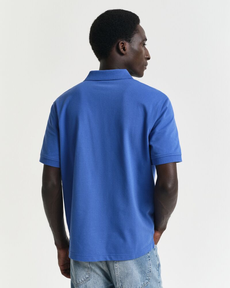 Contrast Piqué Polo Shirt