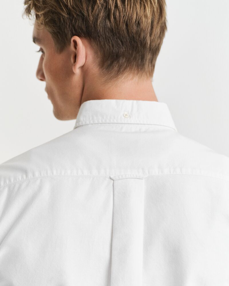 REGULAR Fit  Classic  Oxford Short Sleeve Shirt WHITE / S