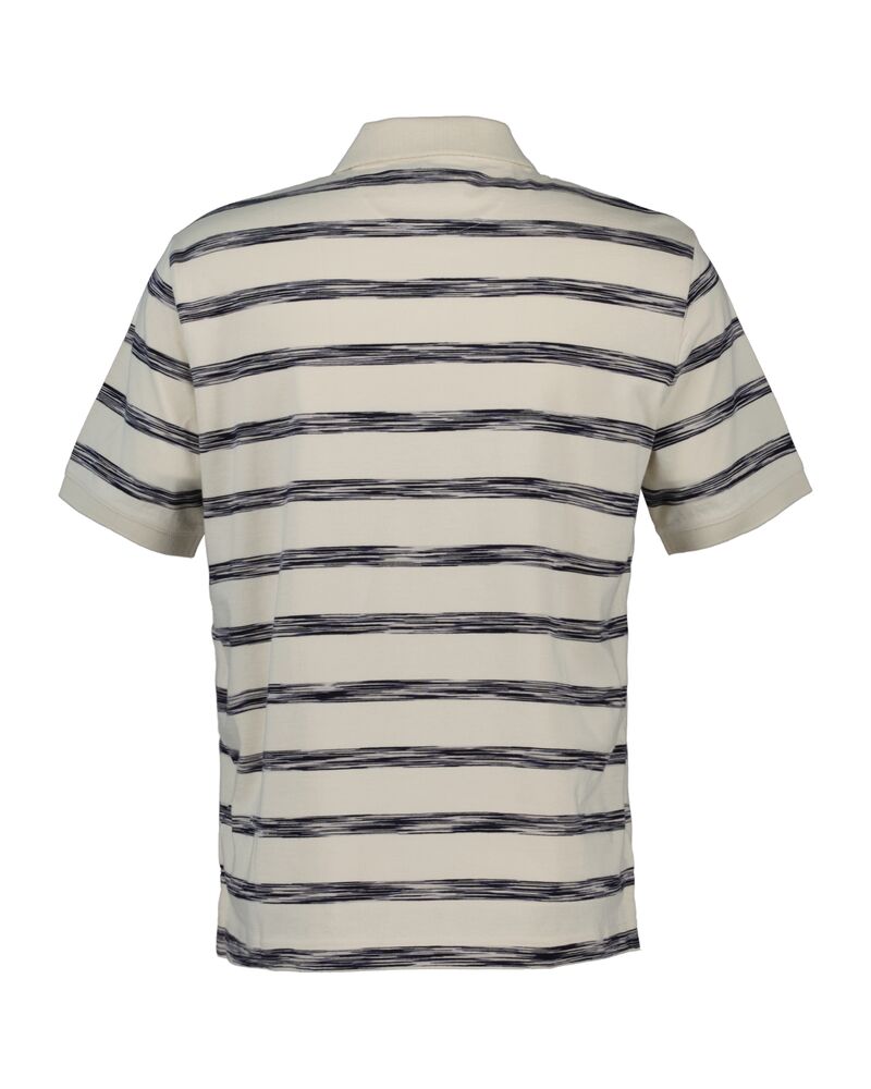 STRIPED POLO CREAM / S