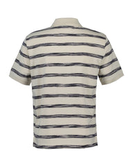 STRIPED POLO CREAM / S