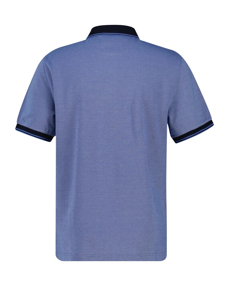 4-COLOUR OXFORD SS PIQUE RICH BLUE / S