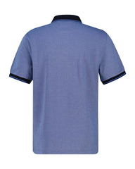 4-COLOUR OXFORD SS PIQUE RICH BLUE / S