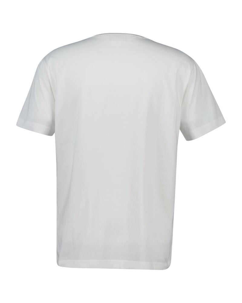 REGULAR TONAL SHIELD SHORT SLEEVE T-SHIRT EGGSHELL / S