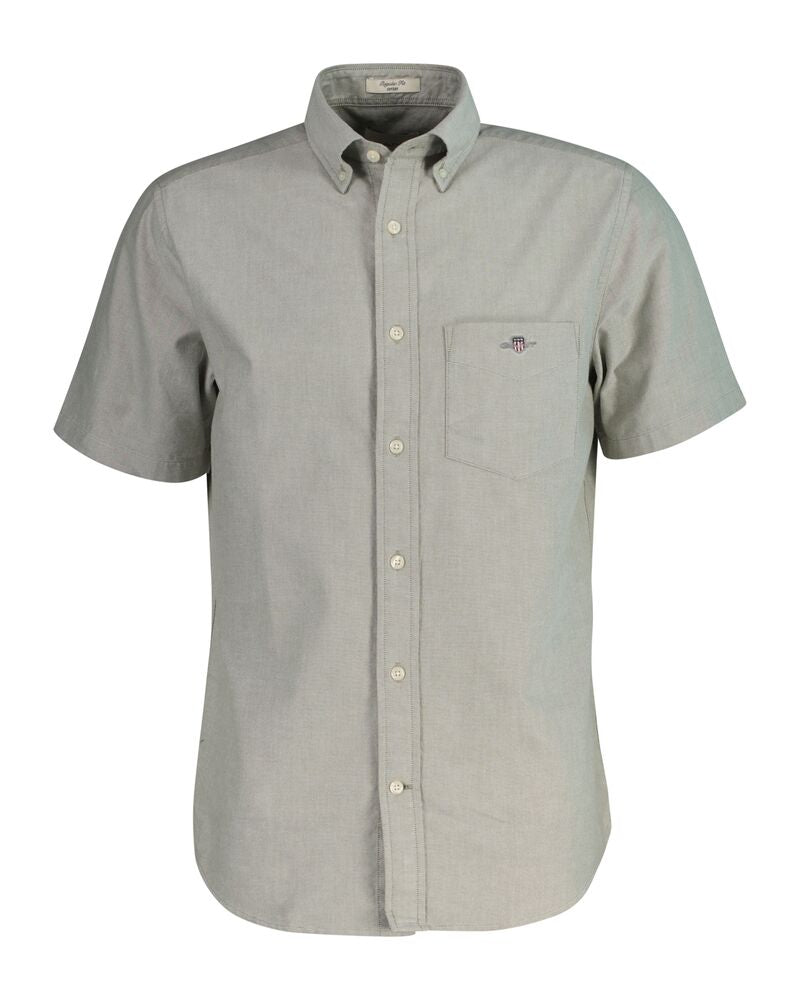 REGULAR  CLASSIC SHORT SLEEVE  OXFORD SHIRT CITRUS SORBET / S