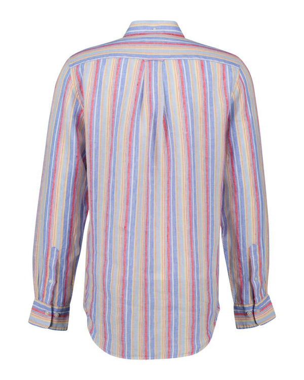 REGULAR Fit Multi Striped Linen Shirt