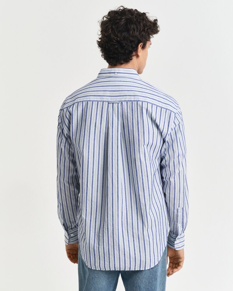 RELAXED Fit Textured Stripe Shirt