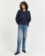 REGULAR TONAL SHIELD SS T-SHIRT EVENING BLUE / S