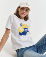REGULAR GRAPHIC SS T-SHIRT MULTICOLOR / S