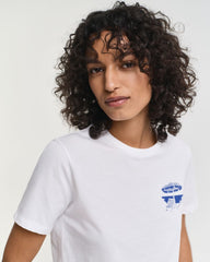 REGULAR GRAPHIC SS T-SHIRT WHITE / XS