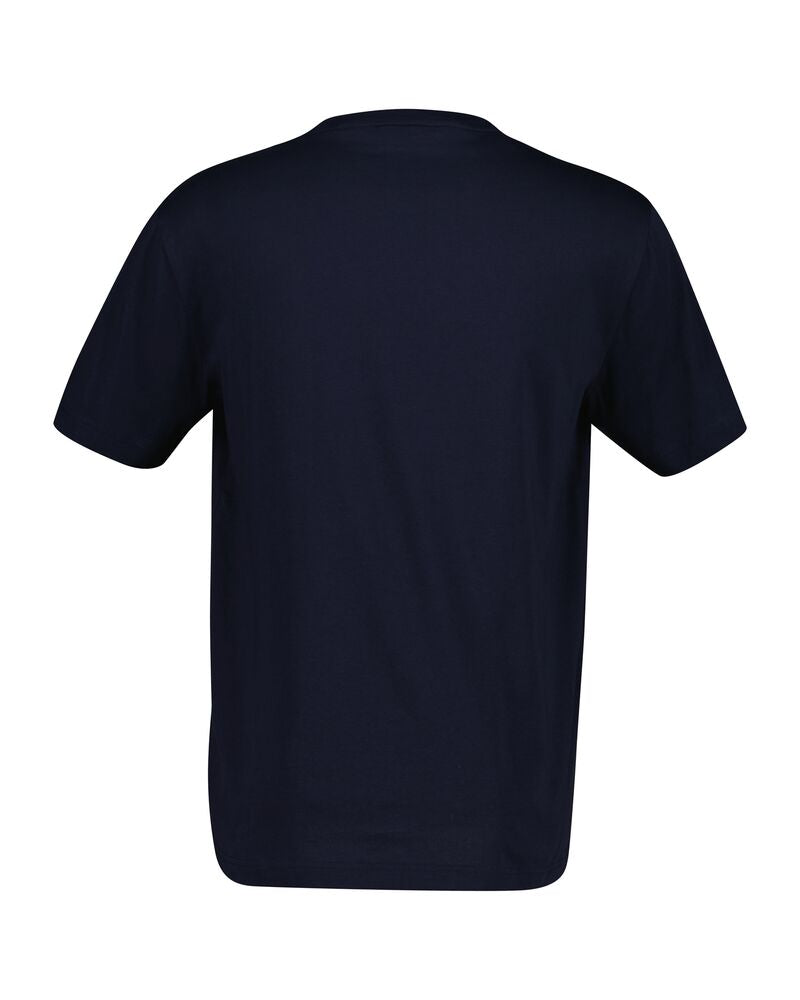 REGULAR TONAL SHIELD SHORT SLEEVE T-SHIRT EVENING BLUE / S