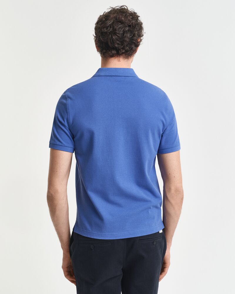 REGULAR Fit Shield Piqué Polo Shirt RICH BLUE / S