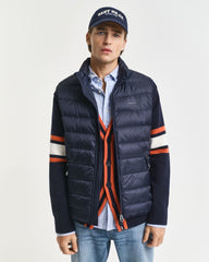 LIGHT DOWN VEST EVENING BLUE / S