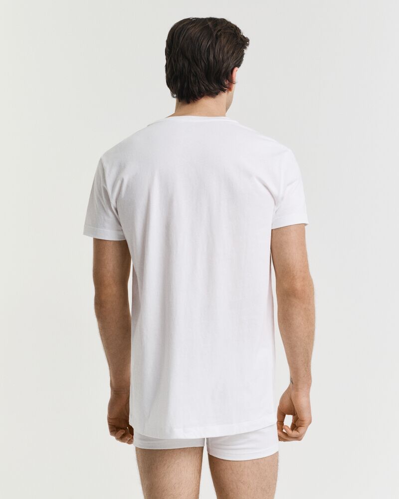 2-Pack Crew Neck T-Shirts WHITE / S