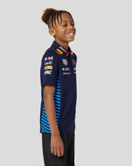 Oracle Red Bull Racing Junior Official Teamline Max Verstappen Short Sleeve Polo Shirt - Night Sky - Formula 1