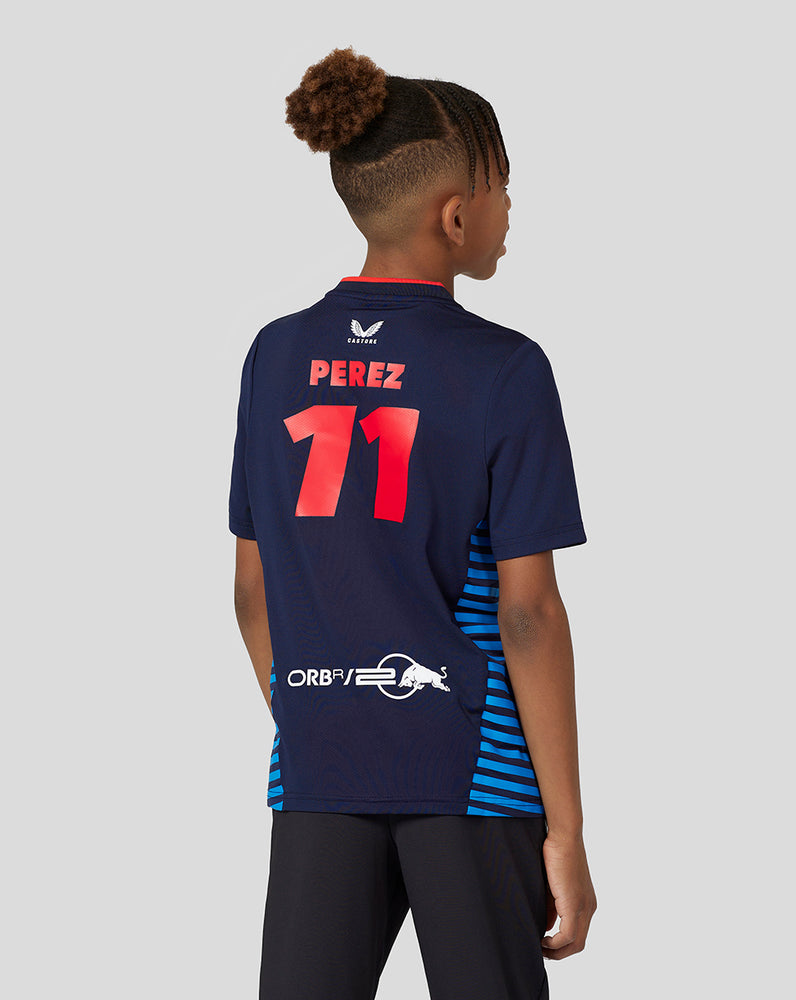 Oracle Red Bull Racing Junior Official Teamline Sergio "Checo" Perez T-shirt - Night Sky - Checo Perez Kids T-shirt