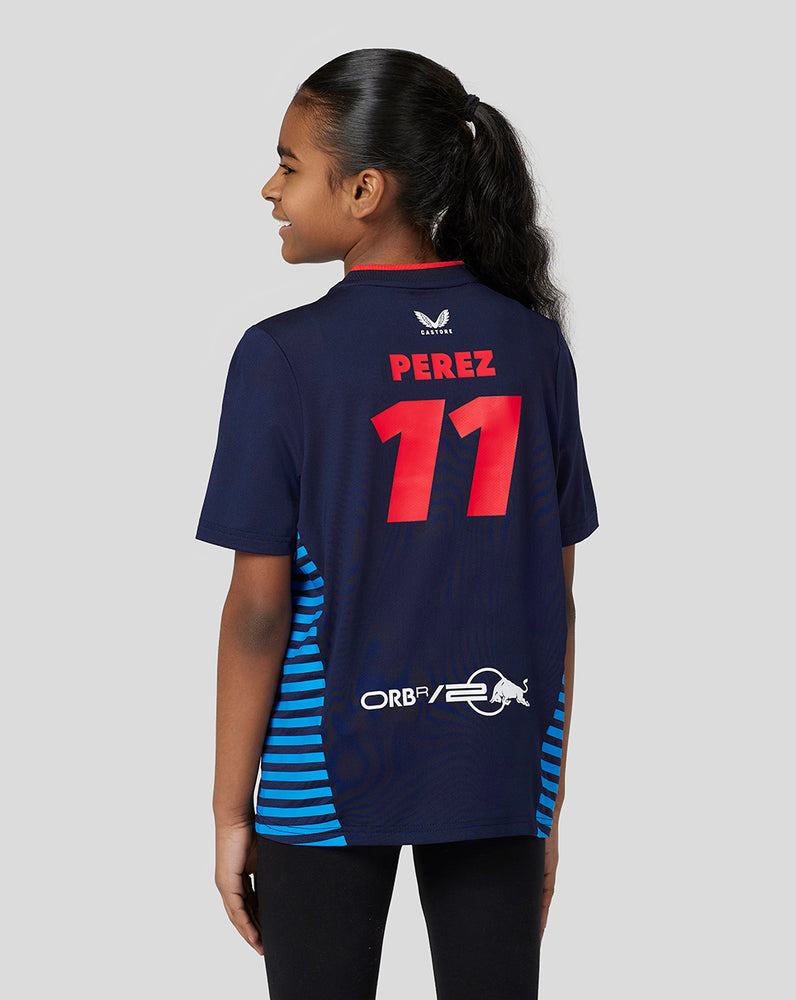 Oracle Red Bull Racing Junior Official Teamline Sergio "Checo" Perez T-shirt - Night Sky - Checo Perez Kids T-shirt
